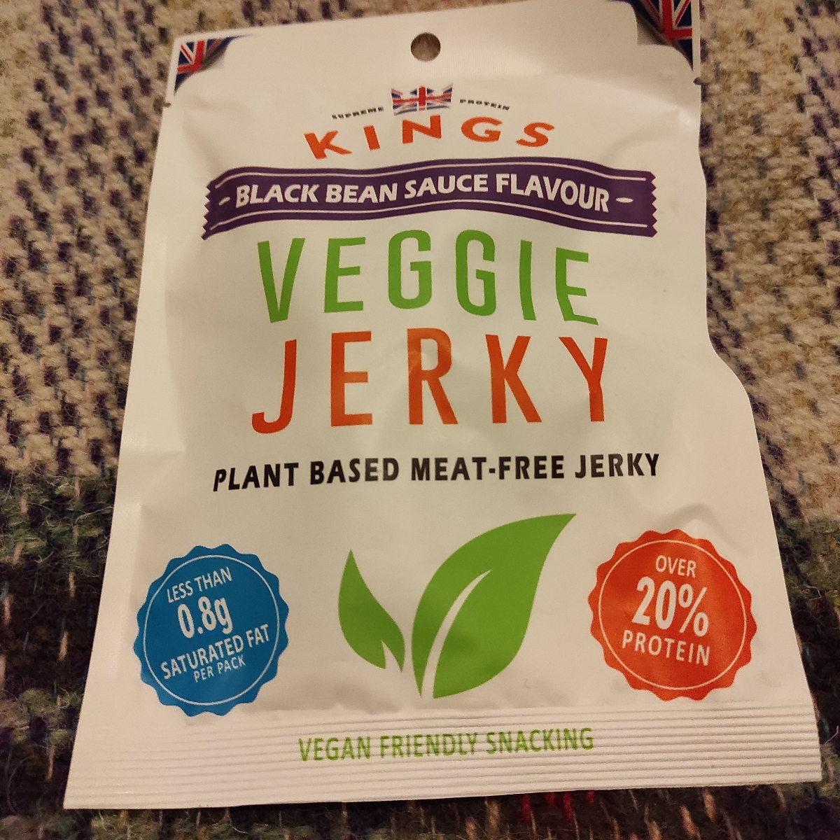 Kings Veggie Jerky Black Bean Sauce Flavour Reviews abillion