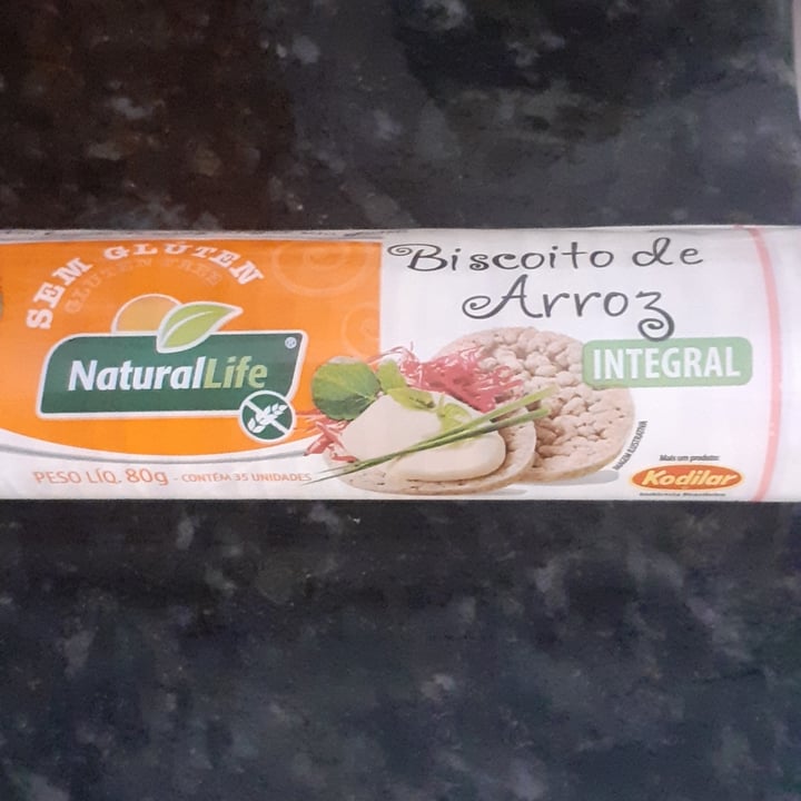 photo of NaturalLife Biscoito de arroz integral shared by @lenacui on  02 Feb 2022 - review