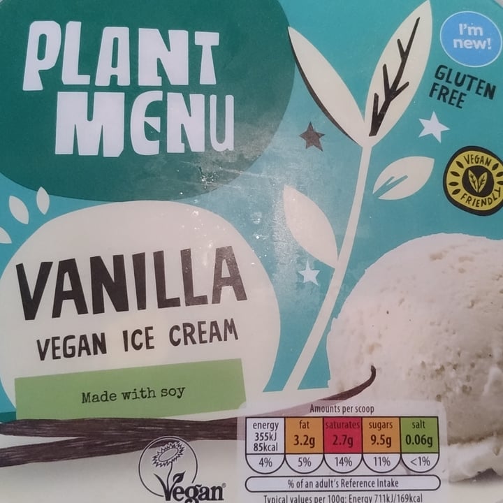 photo of Plant Menu Aldi Plant Menu Vanilla Ice Cream shared by @genuedean on  10 May 2022 - review