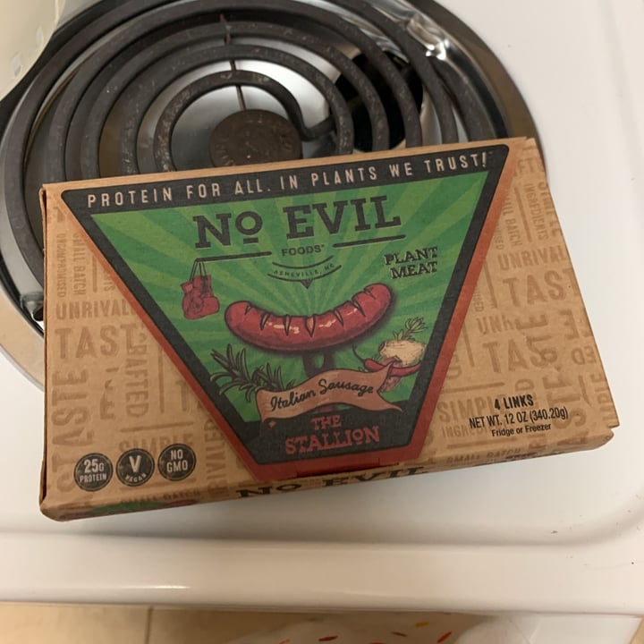photo of No Evil Foods Italian sausage shared by @th2020 on  06 Nov 2020 - review