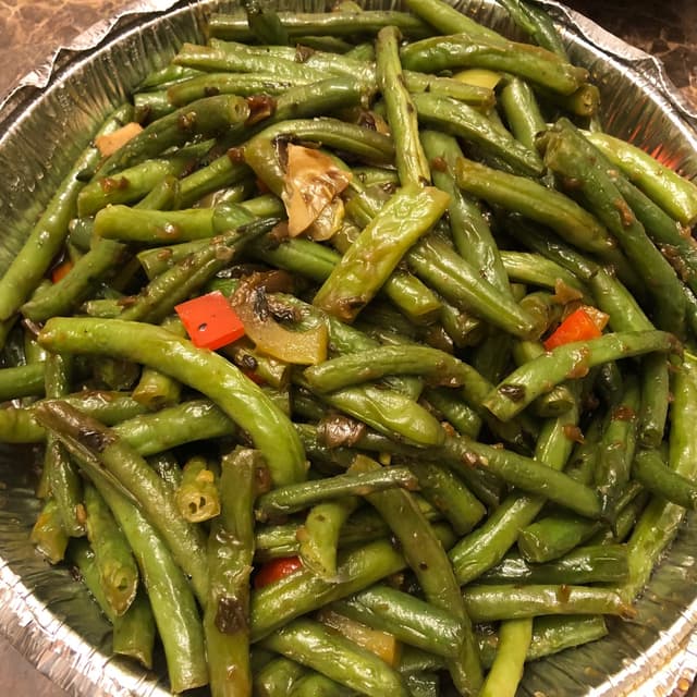 Foto del plato “String bean and dumpling soup”
