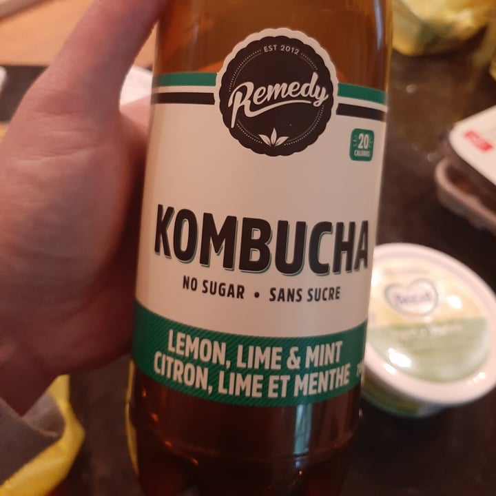 photo of Remedy Lemon Lime & Mint Kombucha shared by @fitzroyandfae on  06 Jun 2021 - review
