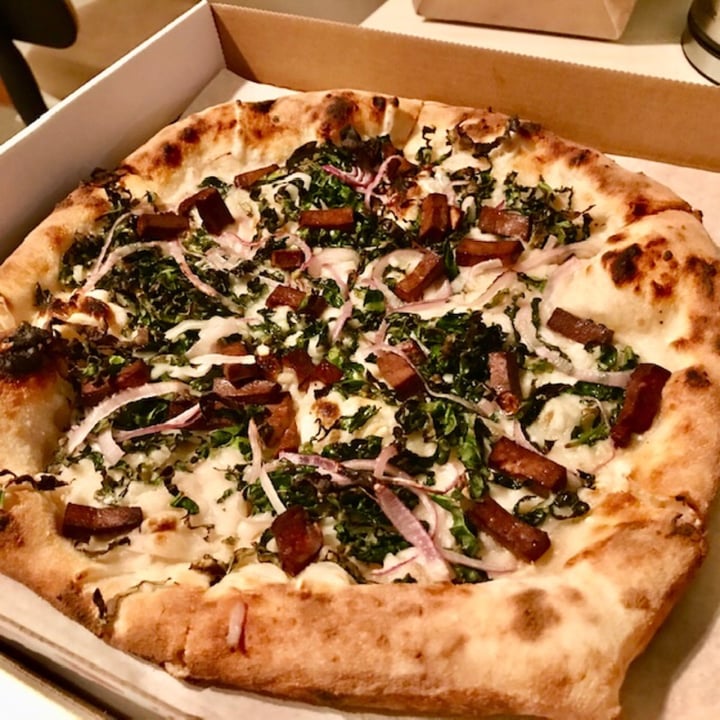 photo of Baby Blue Woodfired Pizza Gringo Starr Pizza shared by @pdxveg on  14 May 2020 - review