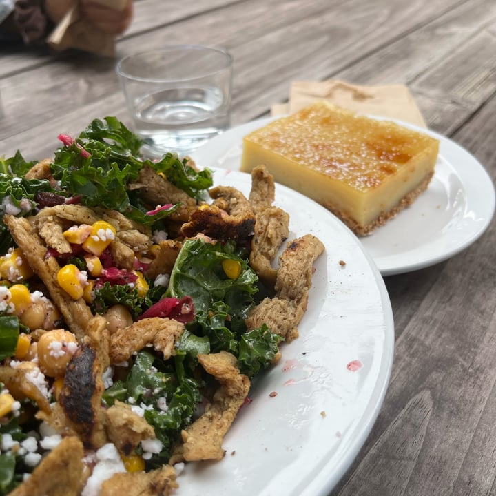 photo of WOODHOUSE Bakery + Coffee Shop 4th Street Salad w/ chick’n & Lemon Bar shared by @andersona on  17 Jun 2022 - review