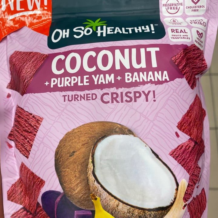 review photo of Oh So Healthy! fruit crisps - purple yam, banana, coconut shared by @keithsababab on 25 Apr 2021 - review
