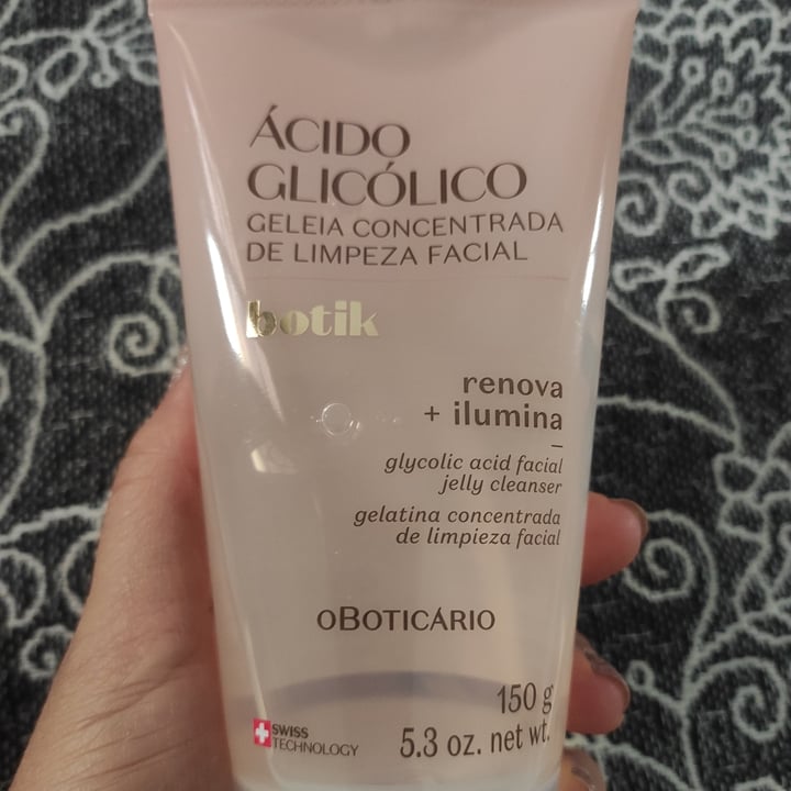 photo of O Boticário Geleia de Limpeza Facial com Ácido Glicólico shared by @drika on  02 Mar 2022 - review