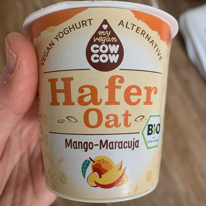 photo of my vegan cow cow Hafer Yogurt Mango-Maracuja shared by @abaum on  21 Apr 2021 - review