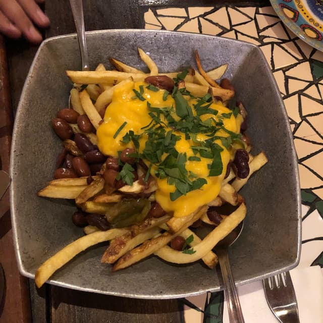 Photo of the dish “Papas Fritas A La Mexicana”