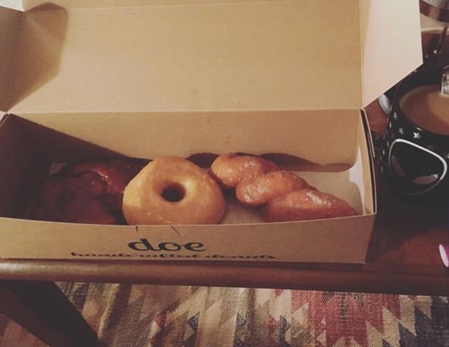 review photo of Doe Donuts French toast donuts shared by @ericaveg on 11 Apr 2018 - review
