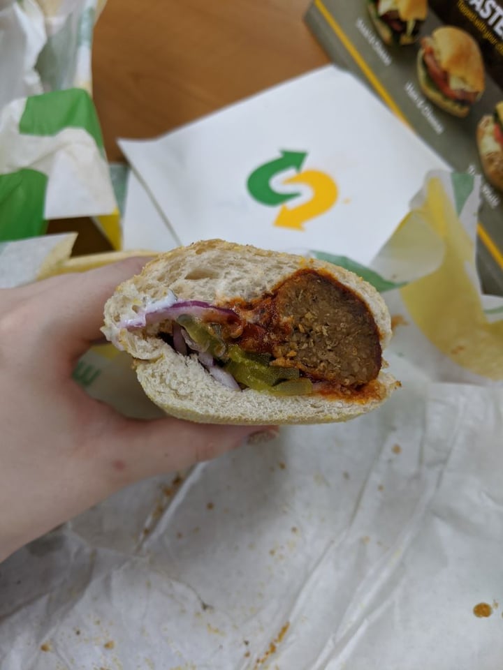photo of Subway Meatless Meatball Marinara shared by @pippajane on  06 Jan 2020 - review