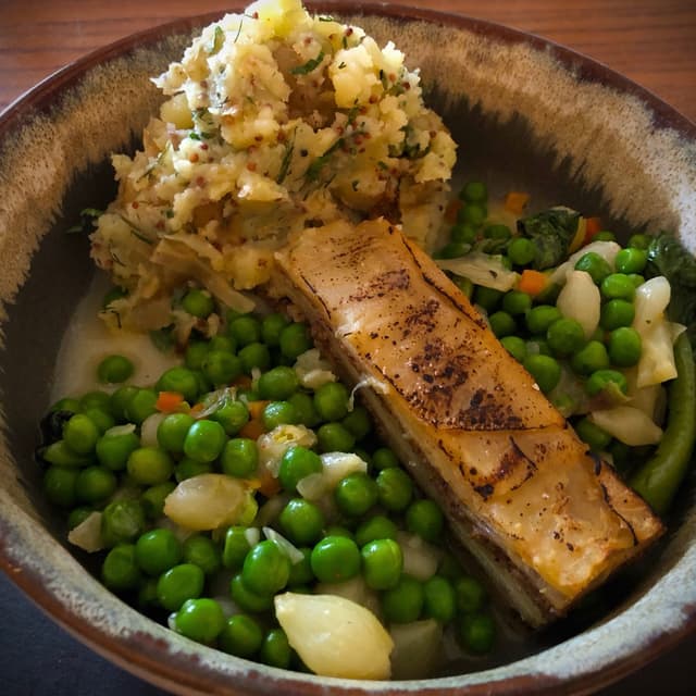 Photo of the dish “Celeriac & Smoked Hazelnut Gratin”