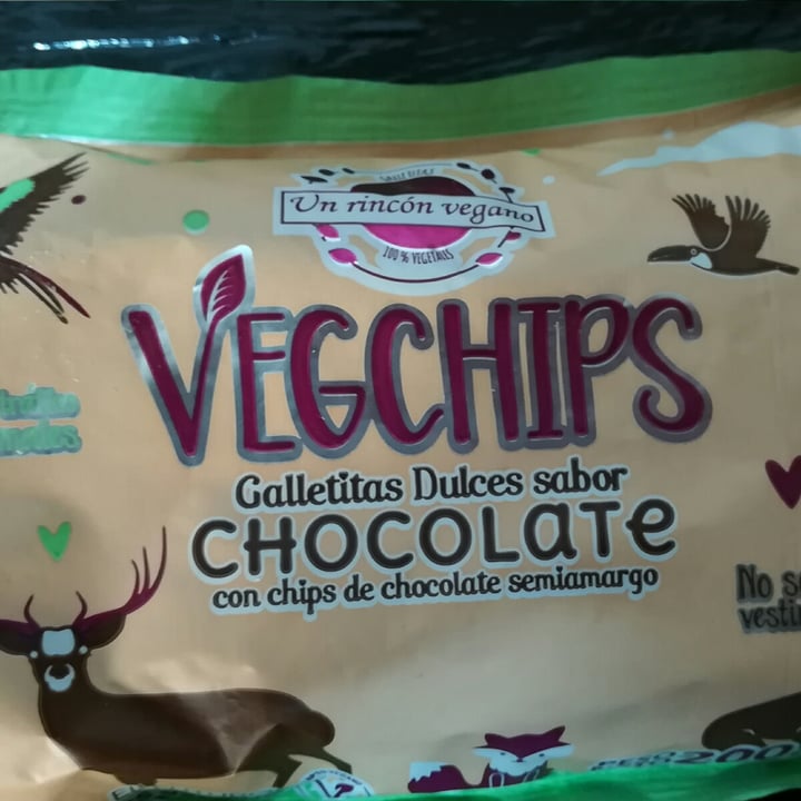 photo of Un Rincón Vegano Vegchips Galletitas Dulces sabor Chocolate shared by @agu on  20 Mar 2021 - review