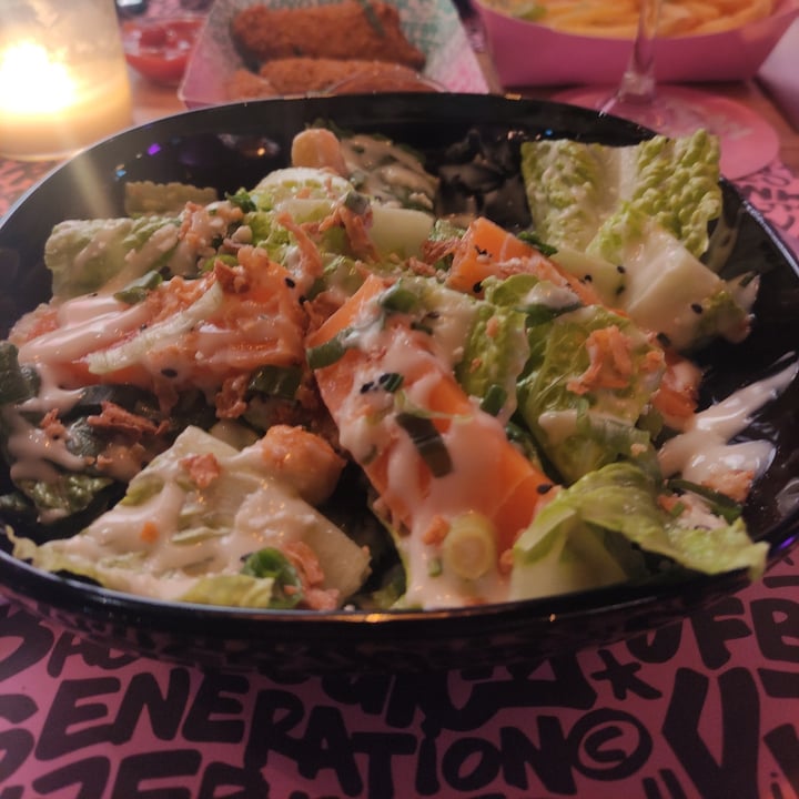review photo of Vegan Junk Food Bar Zalmon Caesar shared by @reila17 on 02 May 2022 - review