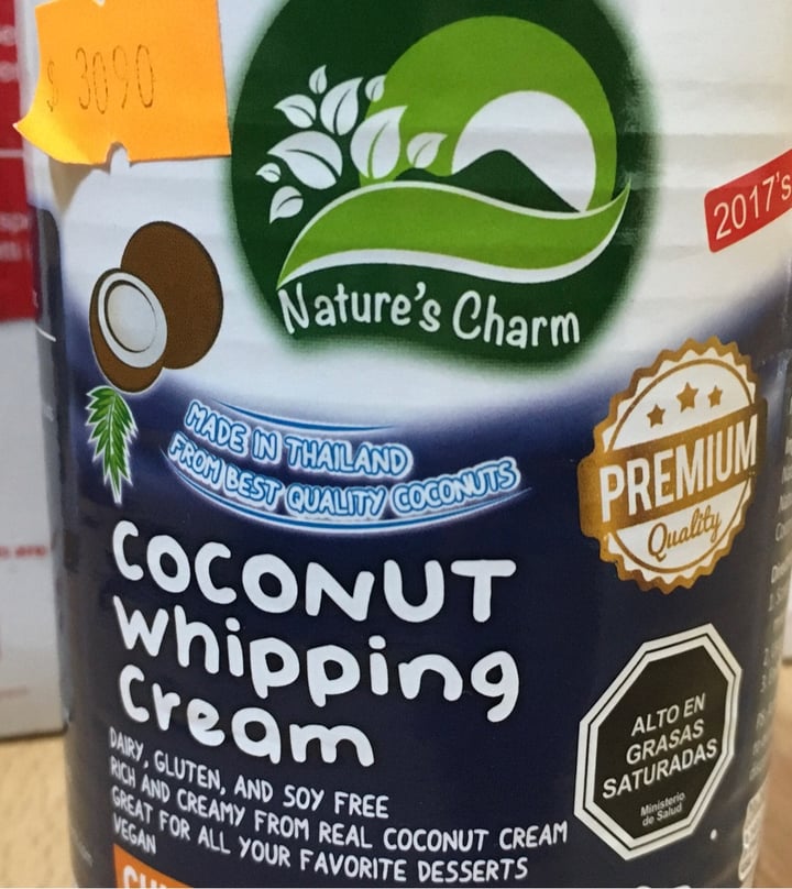 review photo of Nature's Charm Coconut Whipping Cream shared by @lacatface on 22 Sep 2020 - review