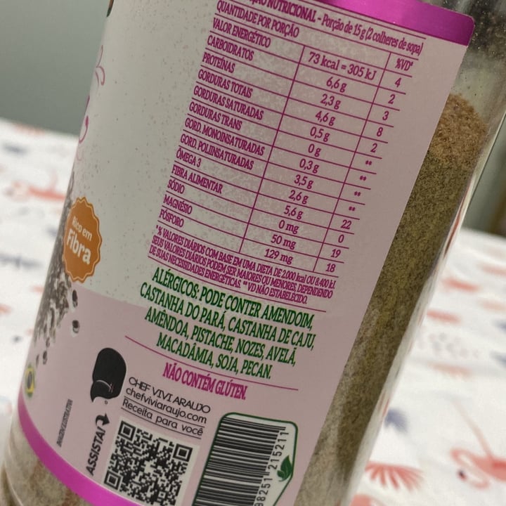 review photo of Fitnuts Farinha de chia shared by @mirelefeliz on 28 Apr 2022 - review