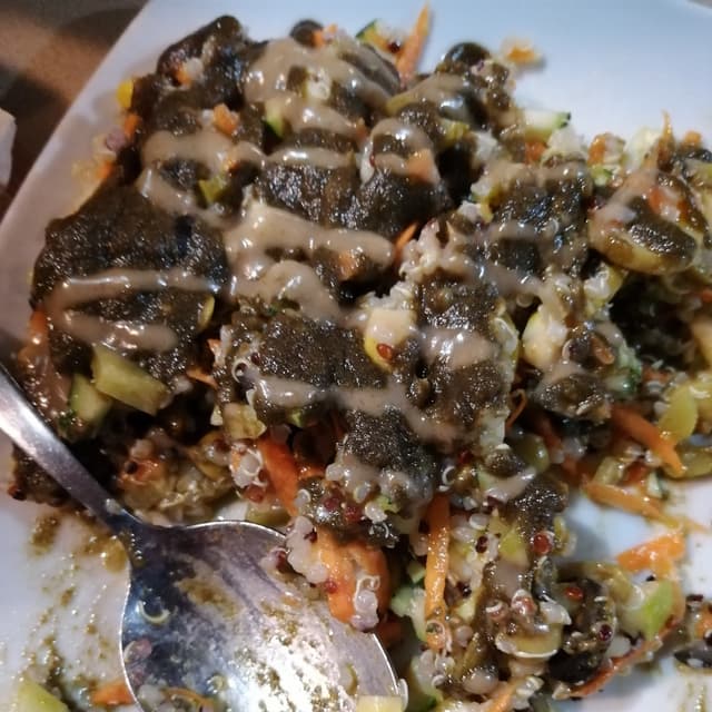 Foto do prato “Salpicon de quinoa”