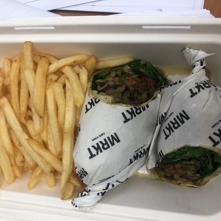 photo of MRKT Cape Town Veggie Wrap shared by @leighclare29 on  16 Oct 2020 - review