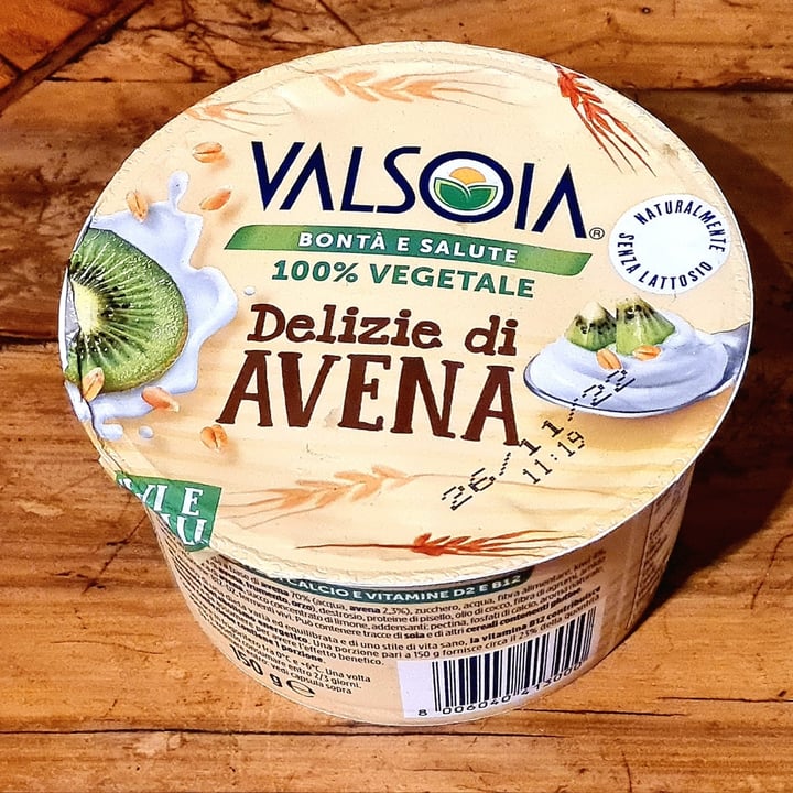 photo of Valsoia Delizia di Avena Kiwi shared by @invariance on  09 Nov 2022 - review