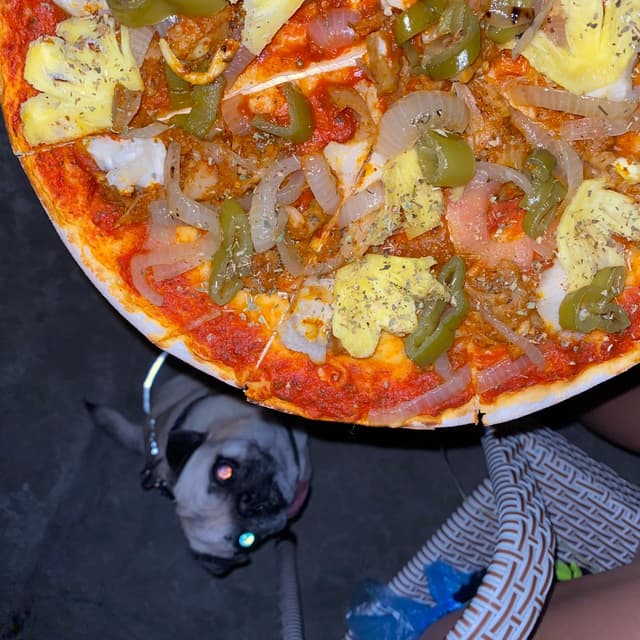 Photo of the dish “pulled pork pizza”