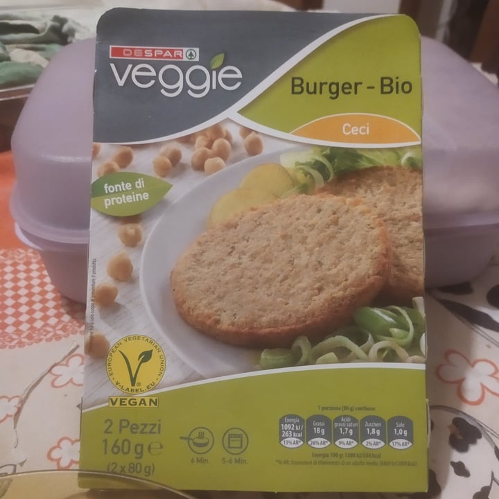 photo of Despar Veggie burger di ceci shared by @django on  03 Sep 2022 - review