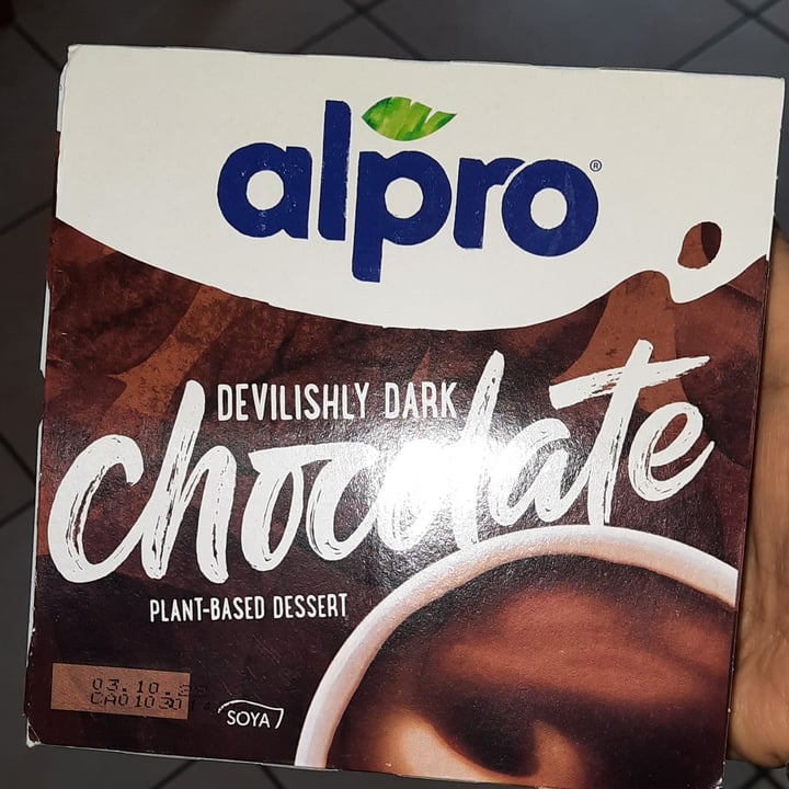 review photo of Alpro Devilishly Dark Chocolate Plant-based Dessert shared by @angygirl on 11 Apr 2022 - review