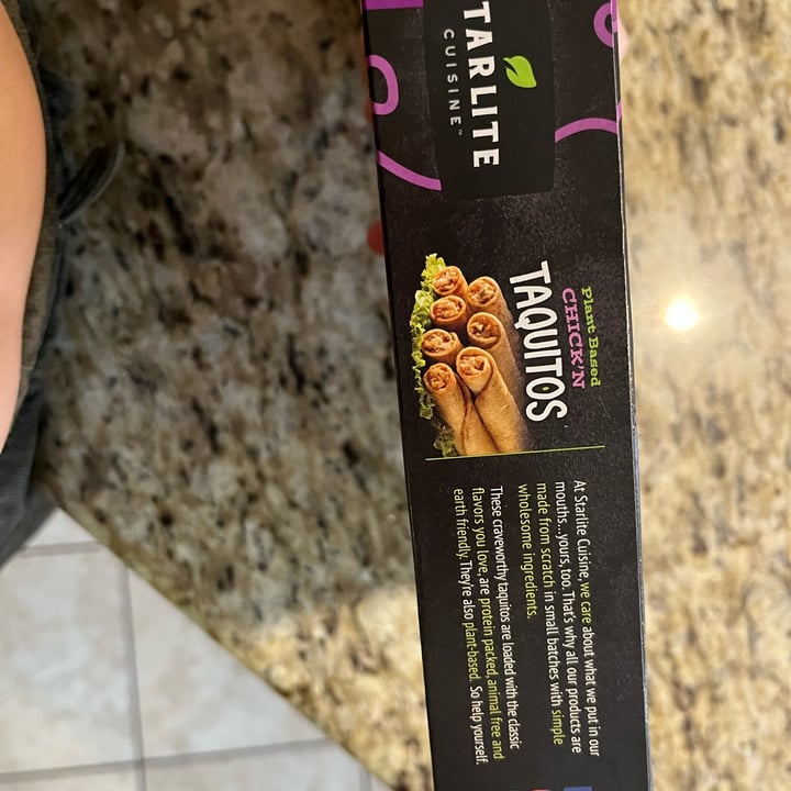 photo of Starlite Cuisine Starlite Cuisine Plant Based Chicken Taquitos shared by @vegancheese on  07 Dec 2021 - review