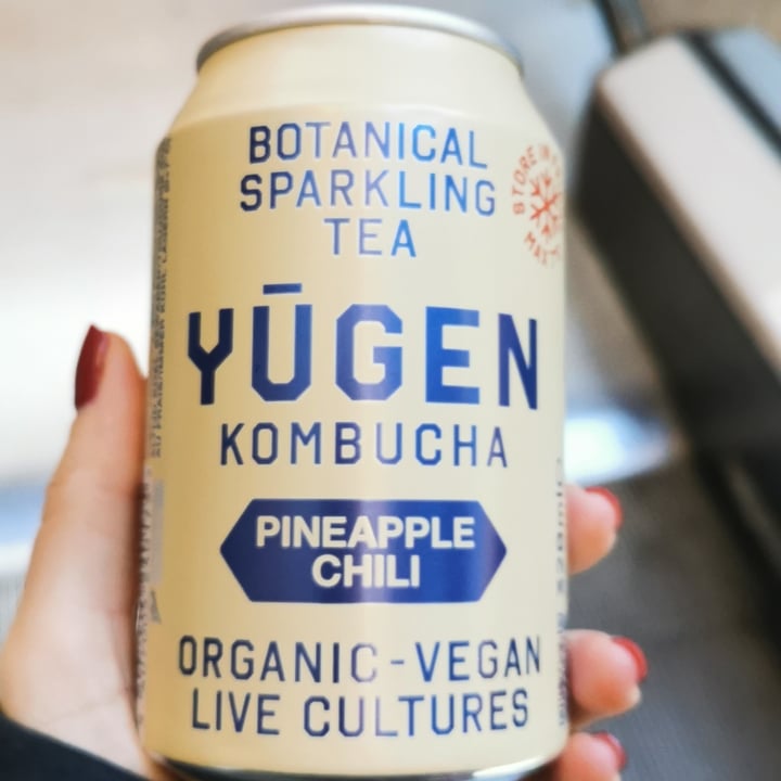 photo of Yūgen Kombucha pineapple chili shared by @notbadforavegan on  30 Sep 2022 - review