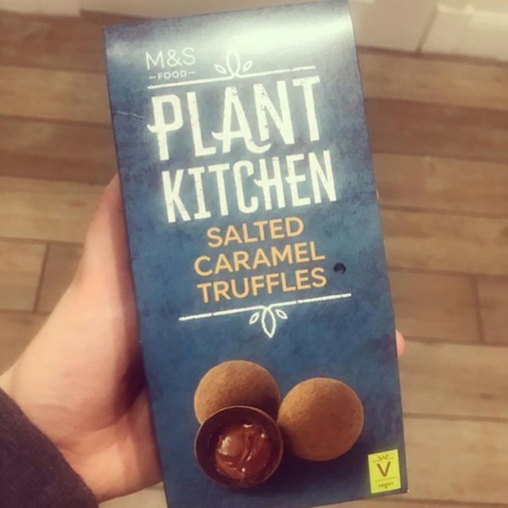 photo of Plant Kitchen (M&S) Salted Caramel Truffles shared by @samanthaberries on  05 Jan 2021 - review