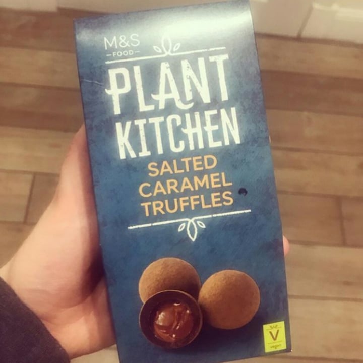 review photo of Plant Kitchen (M&S) Salted Caramel Truffles shared by @samanthaberries on 05 Jan 2021 - review