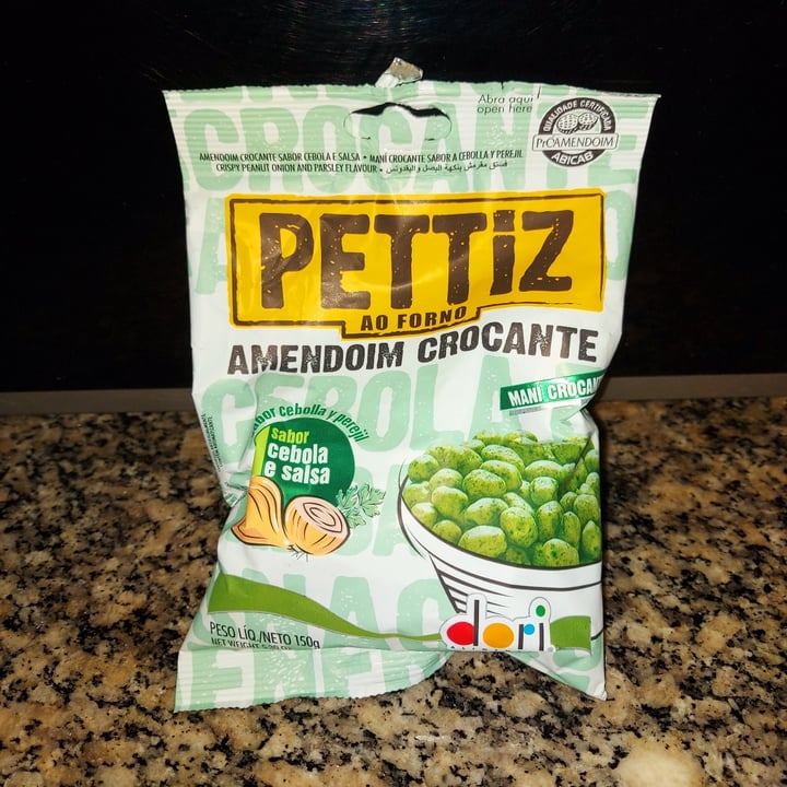 photo of Pettiz Pettiz Amendoim Crocante Sabor Cebolla y Salsa shared by @alvarocastel on  07 Jun 2020 - review