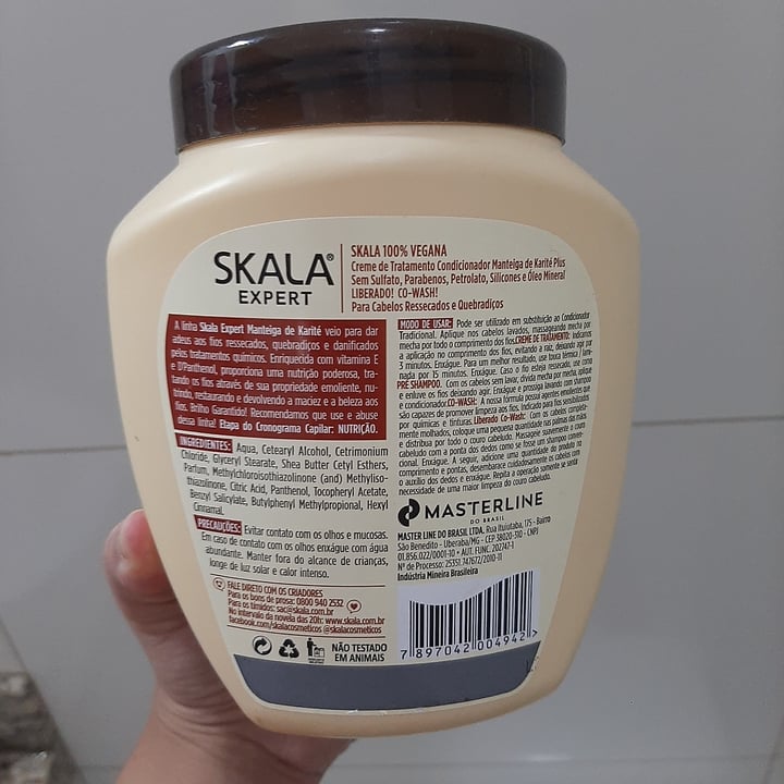 review photo of Skala Creme de tratamento condicionador Manteiga de Karité shared by @sgarbosa on 19 Jul 2022 - review