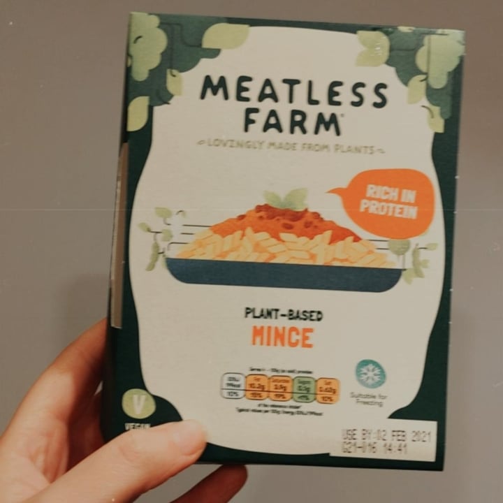 photo of Meatless Farm Meat Free Mince shared by @magpie on  12 Feb 2021 - review