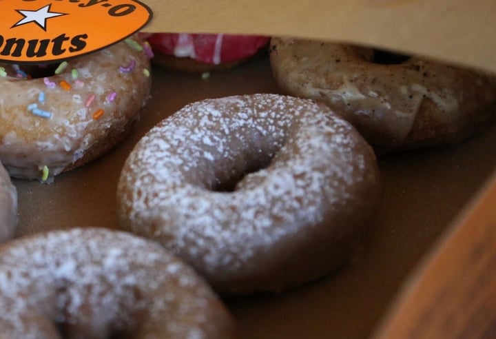 review photo of Mighty-O Donuts Capitol Hill Raspberry Glazed shared by @katyaxkatya on 30 Apr 2020 - review