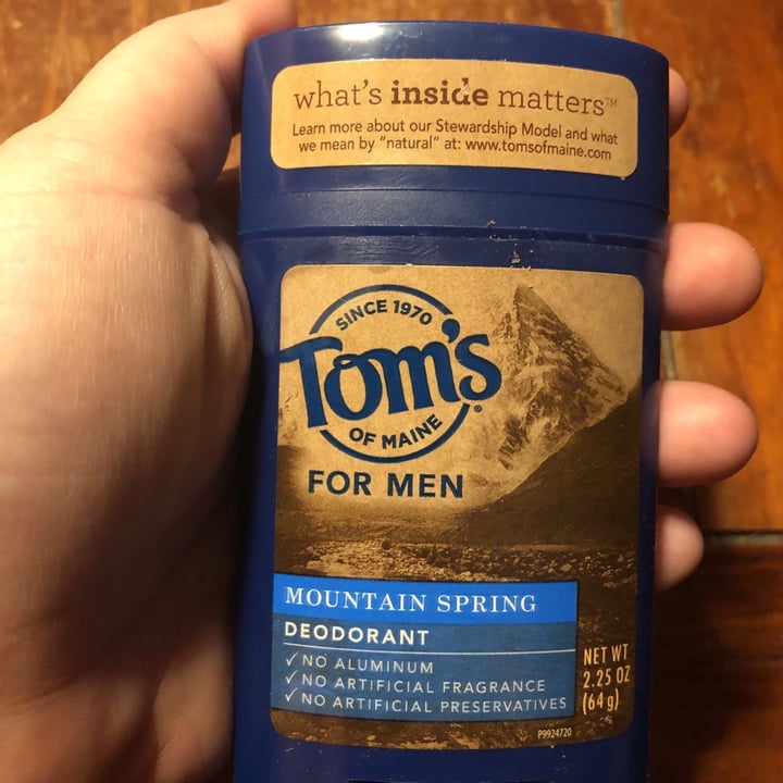 review photo of Tom's of Maine mountain spring deodorant for men shared by @ravensky on 07 May 2020 - review