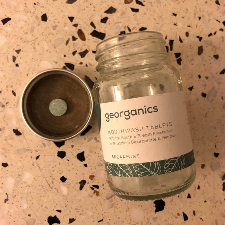 photo of Georganics Mouthwash Tablets Spearmint shared by @aqualing on  25 Mar 2021 - review