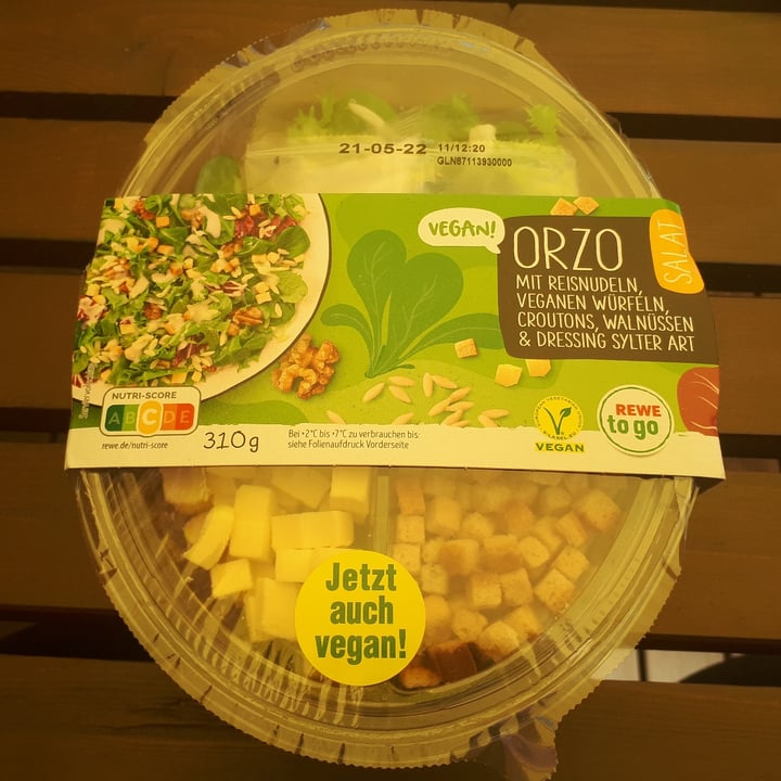photo of Rewe To Go Orzo Salat shared by @bluesoul on  18 May 2022 - review