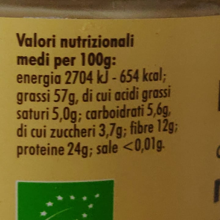 photo of Natura Sì Crema di mandorle pelate shared by @fraf on  12 Mar 2022 - review