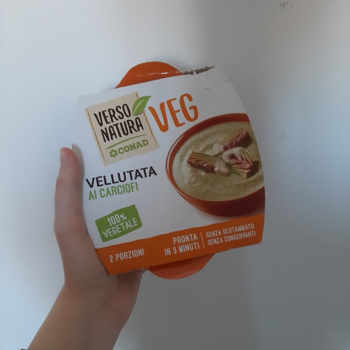 photo of Verso Natura Conad Veg Vellutata Ai Carciofi shared by @tinypolpetta on  09 Feb 2022 - review