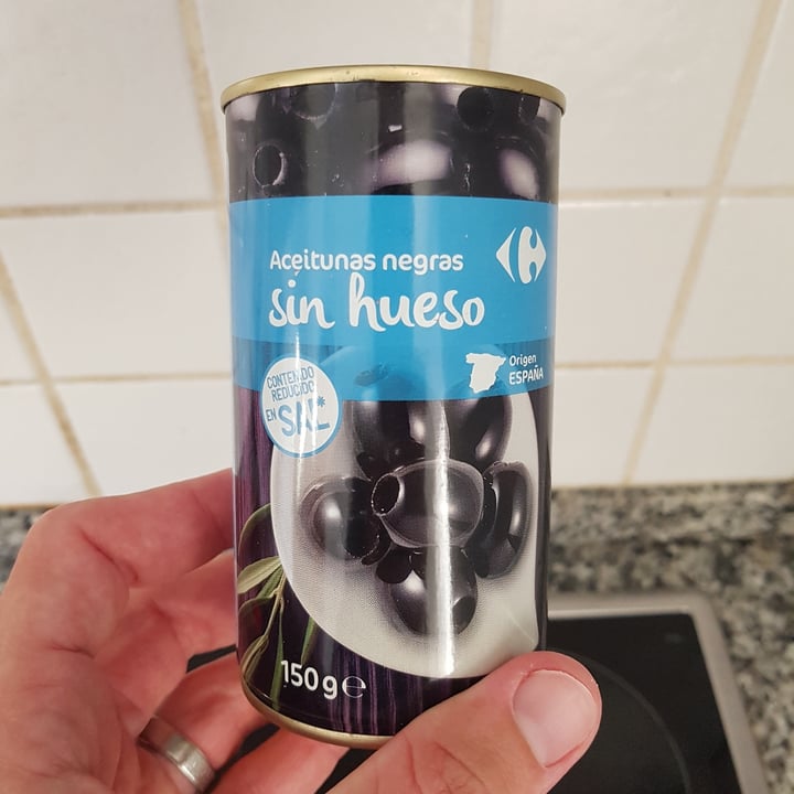 photo of Carrefour Aceitunas negras sin hueso shared by @matthewmkr on  28 Oct 2021 - review
