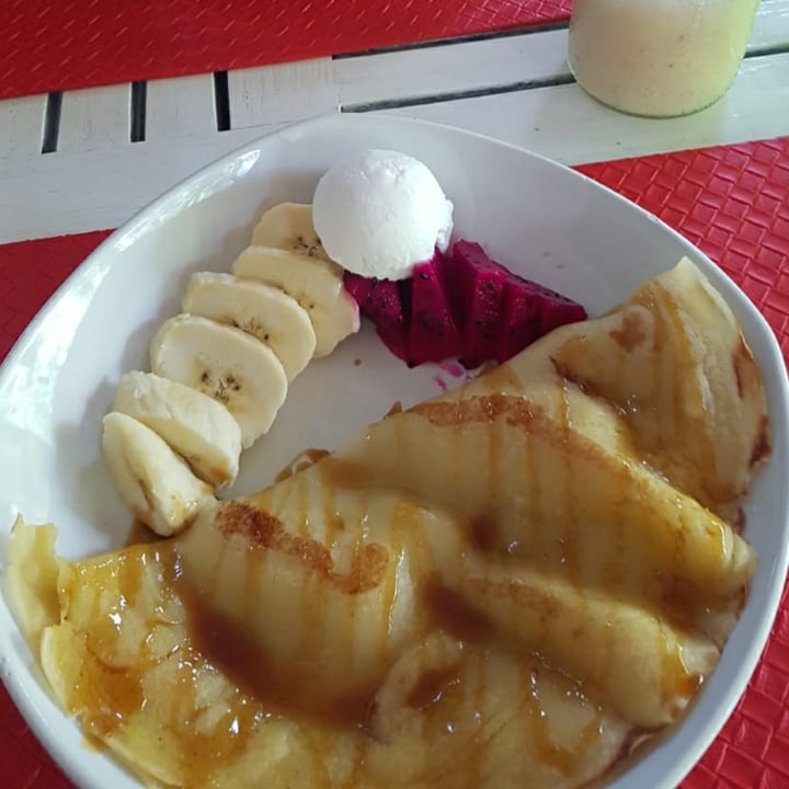 photo of Tasty Vegan Banana Pancakes shared by @lydiahawkins on  07 Mar 2021 - review