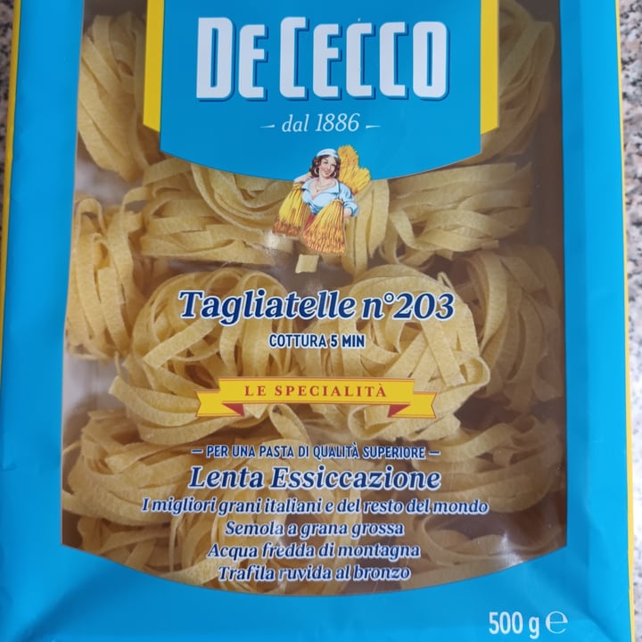 photo of De cecco Tagliatelle n. 203 shared by @lonia on  02 May 2022 - review