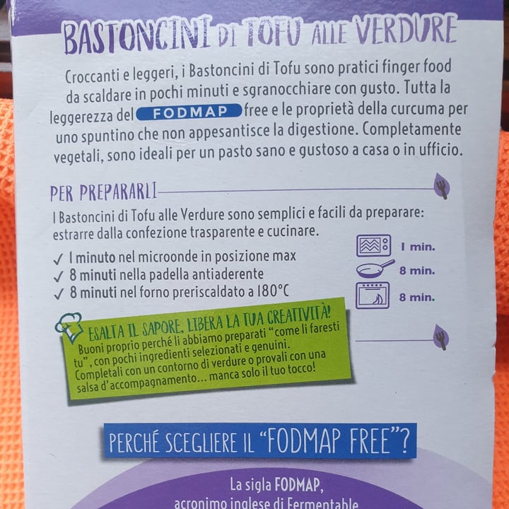 review photo of ALIFREE FODMAP Natura nuova Bastoncini di tofu alle verdure shared by @lucibreizh on 31 Jul 2022 - review