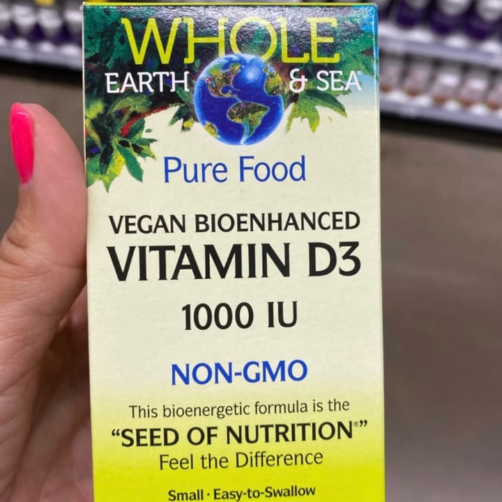 photo of Whole Earth & Sea Vegan Bioenhanced Vitamin D3 shared by @animalethics on  07 Jul 2021 - review