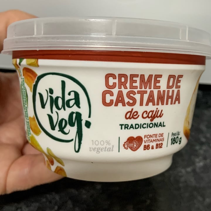 photo of Vida Veg Creme De Castanha De Caju Tradicional shared by @estreladamanha2009 on  29 Jan 2022 - review