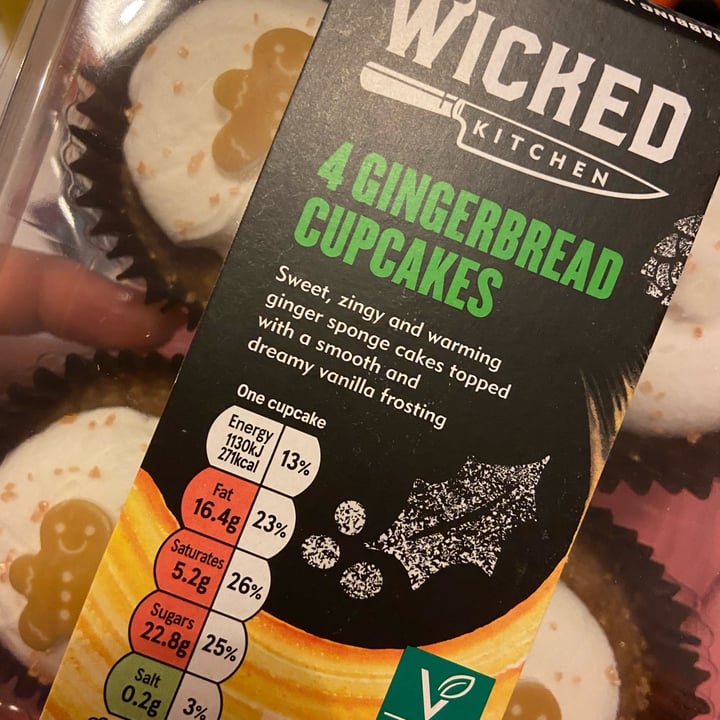 photo of Wicked 4 Gingerbread Cupcakes shared by @emilycalderwood on  19 Oct 2021 - review