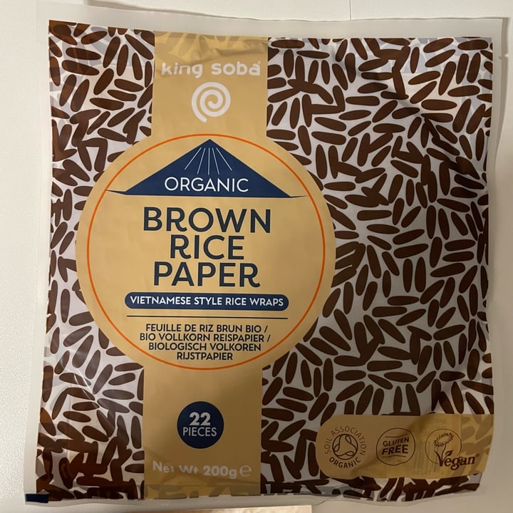 Kingsoba Organic brown rice paper Review