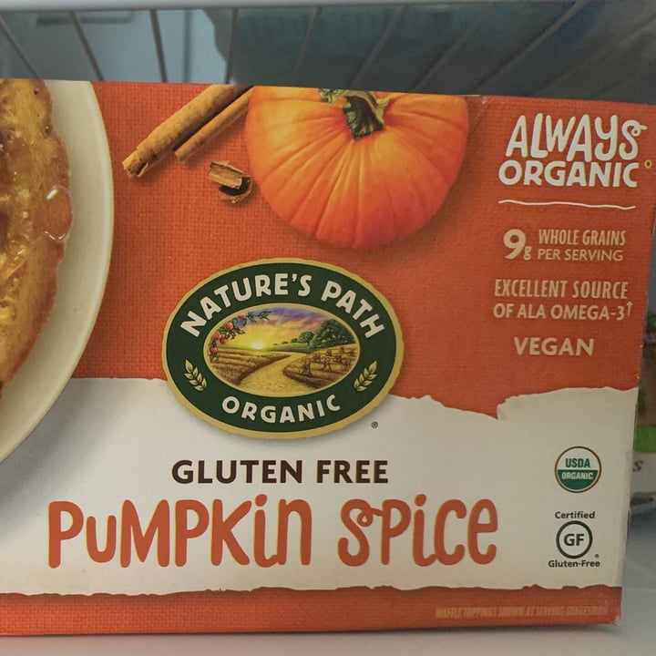 photo of Nature's Path Foods Pumpkin Spice Waffle shared by @allhess on  20 May 2021 - review
