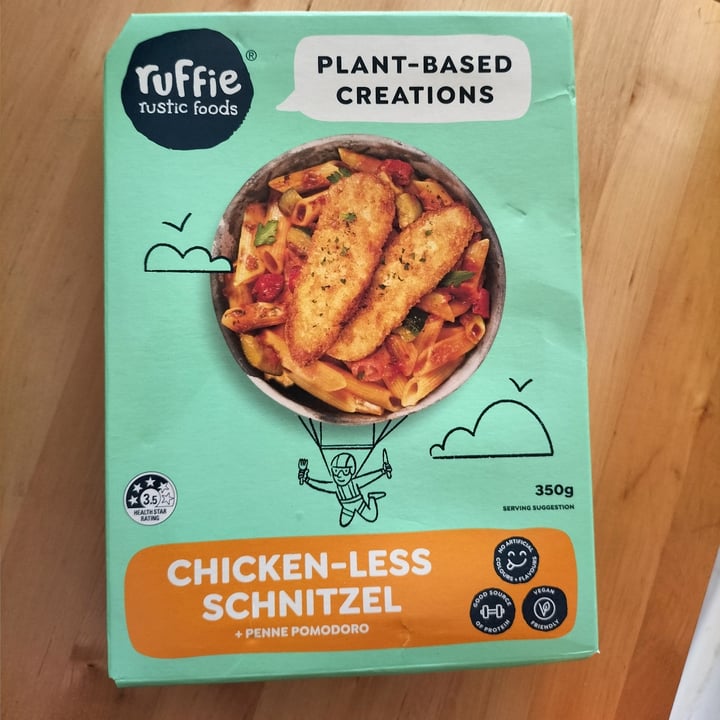 photo of ruffie rustic foods Chicken-less Schnitzel shared by @justinelouise on  13 Sep 2021 - review