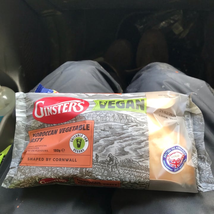 photo of Ginsters Moroccan Vegetable Pasty shared by @annmarievans on  18 Feb 2021 - review