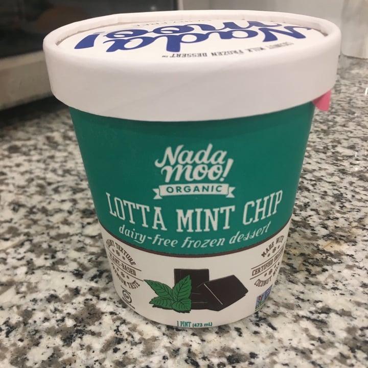 photo of NadaMoo! Lotta Mint Chip Dairy Free Frozen Desert shared by @gracethegrouch on  29 Apr 2020 - review